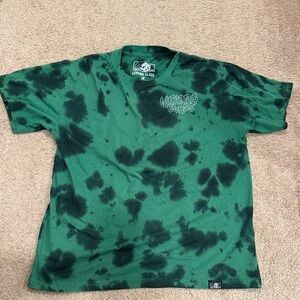 Lightning Labs Green Tie-Dye Men's Short Sleeve Tee